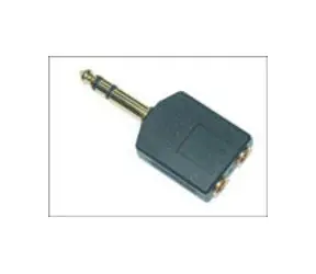 MicroConnect Splitter na sluchátka 6.35mm Stereo jack - 2x 3.5mm Stereo jack