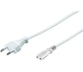 MicroConnect Power Cord EU C - C7 1.5m bílá