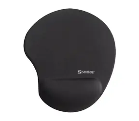 Sandberg Gel Mousepad Wrist Rest BULK černá / ergonomická podložka s opěrkou zápěstí 