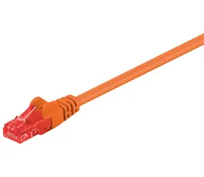 MicroConnect CAT6 U/UTP 0.25m oranžová / PVC