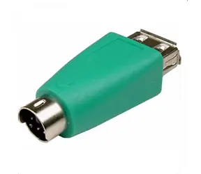 MicroConnect PS2 adaptér USB 2.0 (M) - PS2 Mini Din (F) zelená 