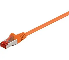 MicroConnect CAT6 F/UTP 0.5m oranžová / PVC
