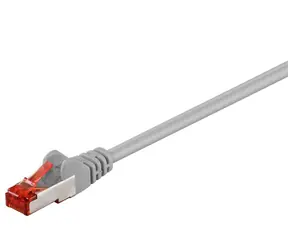 MicroConnect CAT6 F/UTP 0.5m CCA šedá / PVC