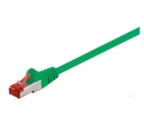 MicroConnect CAT6 F/UTP 0.5m CCA zelená / PVC