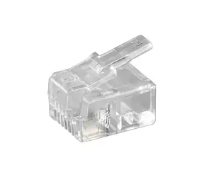 MicroConnect Konektor RJ-11 6P4C 10 kusů