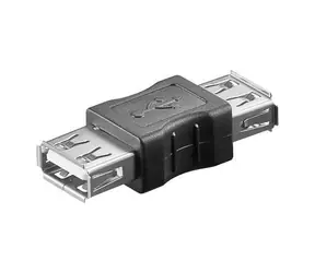 MicroConnect adaptér USB2.0 A (F) - USB2.0 A (F) černá