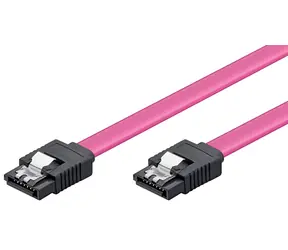 MicroConnect Propojovací kabel SATA 7pin - SATA 7pin 0.3m fialová / SATA I 