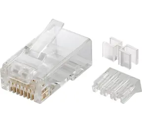 MicroConnect Konektor RJ-45 MP8P8C CAT6 čirá 10ks