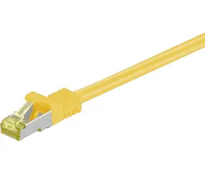 MicroConnect CAT7 S/FTP Patch Cord 0.25m žlutá / LSZH