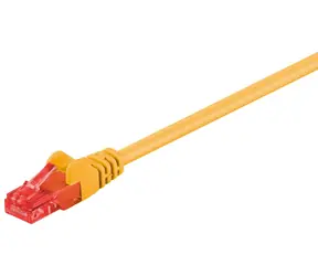MicroConnect CAT6 U/UTP 1m CCA žlutá / PVC