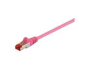 MicroConnect CAT6 F/UTP 1.5m růžová / PVC
