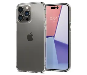 Spigen Liquid Crystal ochranný kryt pro Apple iPhone 14 Pro čirá