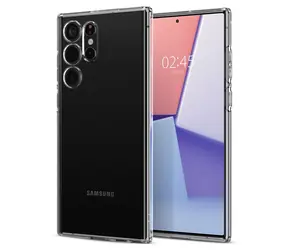 Spigen Liquid Crystal ochranný kryt pro Samsung Galaxy S22 Ultra čirá