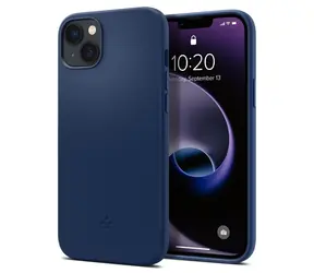 Spigen Silicone Fit Mag ochranný kryt pro Apple iPhone 14 Plus modrá