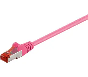 MicroConnect CAT6 F/UTP 2m růžová / PVC