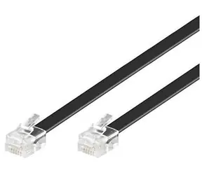 MicroConnect Modulární kabel RJ12 2m černá 