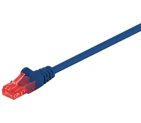 MicroConnect CAT6 U/UTP 2m CCA modrá / PVC