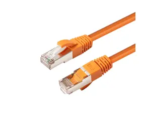 MicroConnect CAT6 S/FTP 0.5m oranžová / LSZH