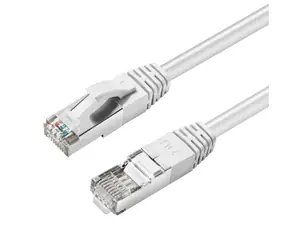 MicroConnect CAT6 S/FTP 0.25m bílá / LSZH