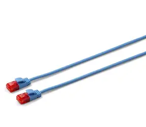 MicroConnect CAT6a U/UTP SLIM 1m modrá / LSZH