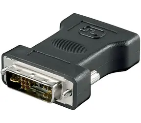 MicroConnect Analog adaptér DVI-A (M) - VGA (F) černá