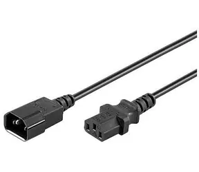 MicroConnect Power Cord C14 - C13 0.5m černá