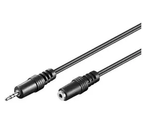 MicroConnect Audio kabel Jack 2.5mm (M) - Jack 2.5mm (F) 2 m černá