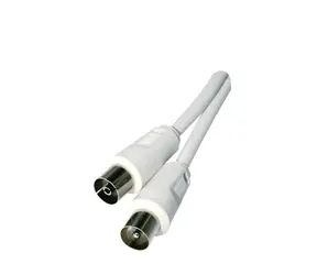 MicroConnect koaxiální kabel M-F 75 Ohm 2.5m bílá 