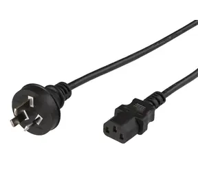 MicroConnect Power Cord Australia typ I - C13 1.8m černá / australská koncovka