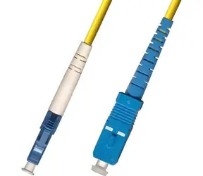 MicroConnect Optical Fibre Cable LC/SC Singlemode simplex OS2 1m žlutá
