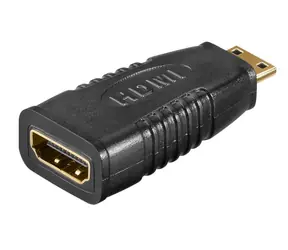 MicroConnect Adaptér miniHDMI (M) - HDMI (F) černá / Plug & Play