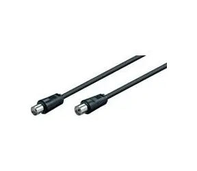 MicroConnect koaxiální kabel M-F 75 Ohm 5m černá 