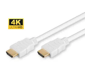 MicroConnect Propojovací kabel HDMI 1.4 (M) - HDMI 1.4 (M) 0.5m bílá