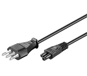 MicroConnect Power Cord DK Typ-K - C5 1.8m černá / dánská koncovka