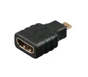 MicroConnect Adaptér microHDMI (M) - HDMI (F) černá / Plug & Play