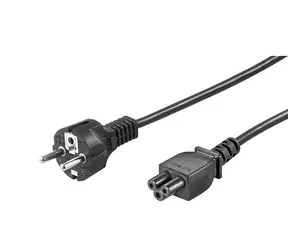 MicroConnect Síťový napájecí kabel Schuko - C5 1.8m černá