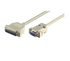 MicroConnect sériový kabel RS-232, D-SUB 25-pin (M) - D-SUB 9-pin (F) 3m šedá