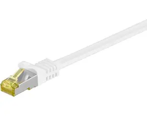 MicroConnect CAT7 S/FTP Patch Cord 0.5m bílá / LSZH