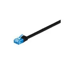 MicroConnect CAT6a U/UTP FLAT 3m černá / PVC