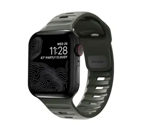 Nomad Sport řemínek pro Apple Watch (45 & 44 & 42 mm) M-L zelená