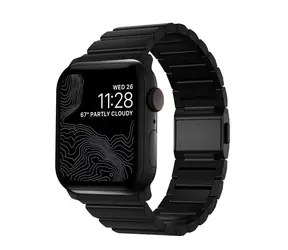 Nomad Titanium Band řemínek pro Apple Watch (45 & 44 & 42 mm) černá