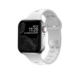 Nomad Sport Slim řemínek pro Apple Watch 7 (41 & 40 & 38 mm) S-M bílá