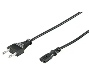 MicroConnect Power Cord EU C - C7 5m černá