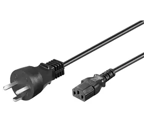 MicroConnect Power Cord DK EDB - C13 1.8m černá / dánská koncovka