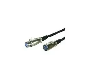 MicroConnect XLR kabel XLR (M) - XLR (F) 1m černá