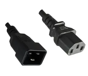 MicroConnect Prodlužovací kabel C13 - C20 1m černá
