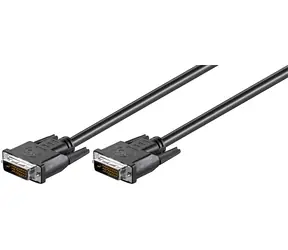 MicroConnect Kabel DVI-D (24+1) Dual Link 1m černá