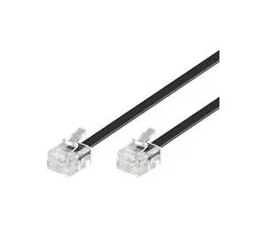MicroConnect Modulární kabel RJ12 6m černá 