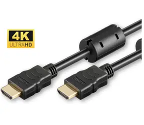 MicroConnect Propojovací kabel HDMI 1.4 (M) - HDMI 1.4 (M) 1.5m černá / Feritová jádra