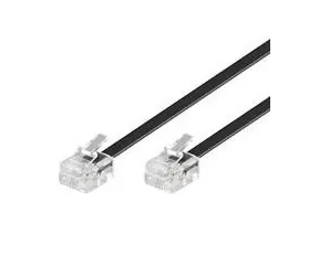 MicroConnect Modulární kabel RJ11 6P/4C 10m černá 